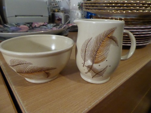 Crown devon lombardy milk - milk, jug