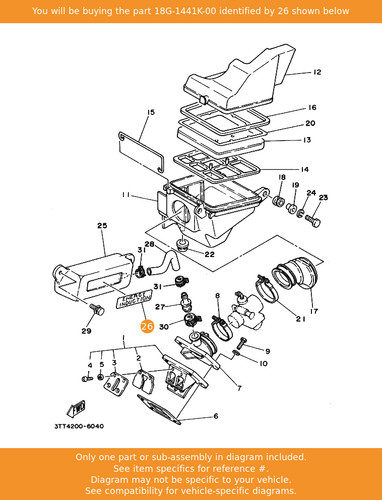 Yamaha emblem 18g 1441k - emblem,, 18g-1441k-00