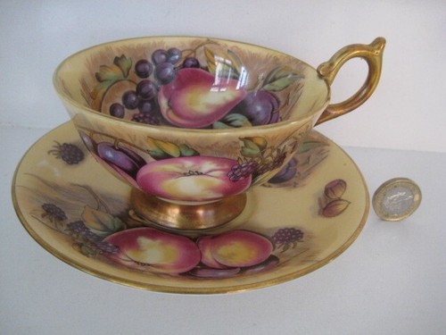 Damaged aynsley orchard gold - orchard,