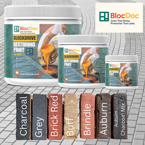 Block paving paint patio