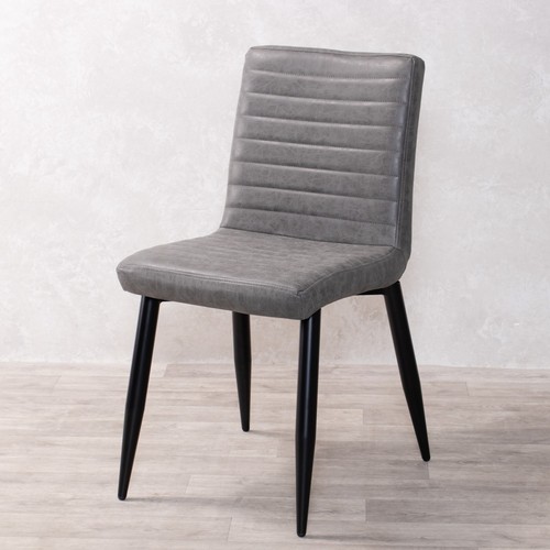 Grey dining chair faux - grey,