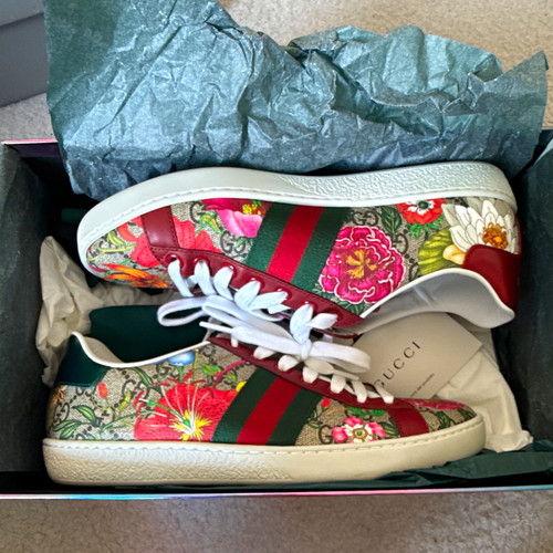 Gucci supreme floral stripe - supreme,
