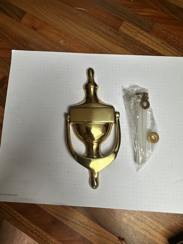Urn door knocker brass - urn,