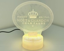 Moët & Chandon Champagne LED Light Sign Bar Display Multicolour USB Table Lamp