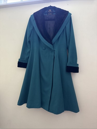 Hell bunny green coat - coat, size