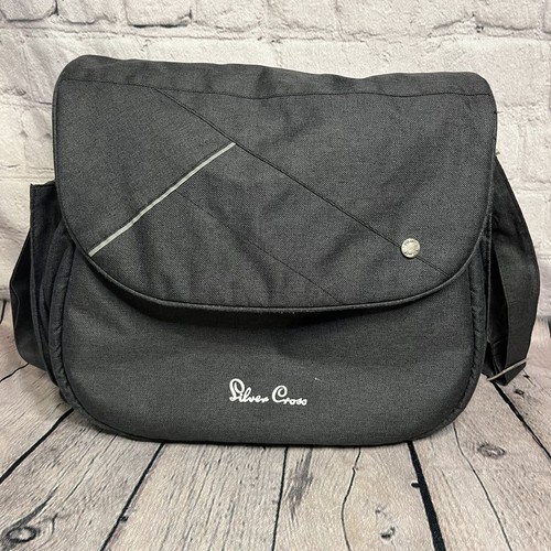 Silver cross changing bag dark - silver,