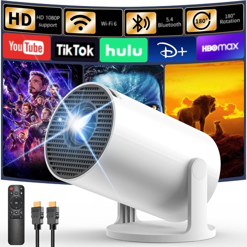 Mini projector 1080p portable - mini, projector,