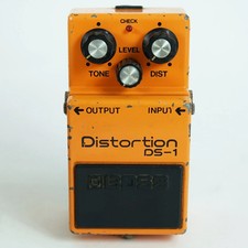 Boss DS-1 Distortion Guitar Pedal Made in Japan Silver Screw #J811008