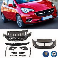 Fits Vauxhall Corsa E 2015-19 Front Bumper Kit Complete Primed No Sensors Holes