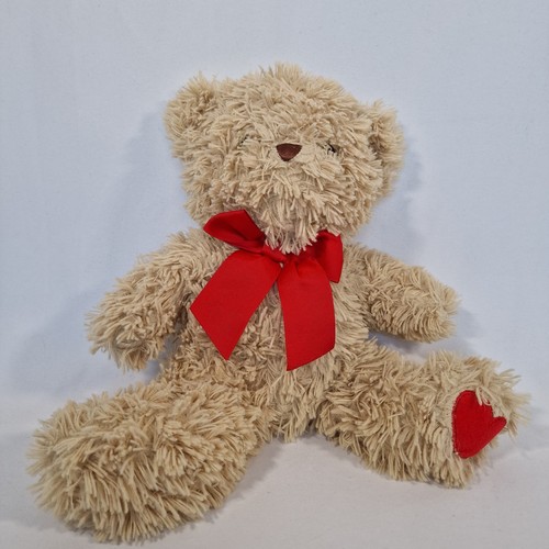 Teddy bear with big - red, bow