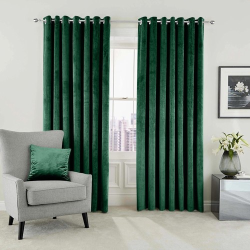 Luxury velvet curtains pair - luxury,