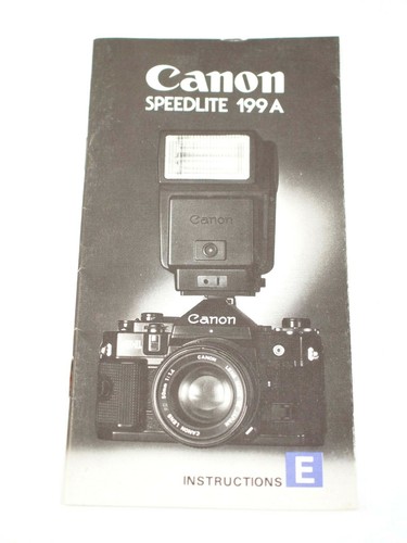 Canon 199a speedlite flash - canon,