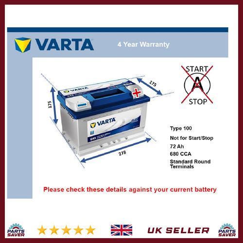 Battery fits rover montego - fits,