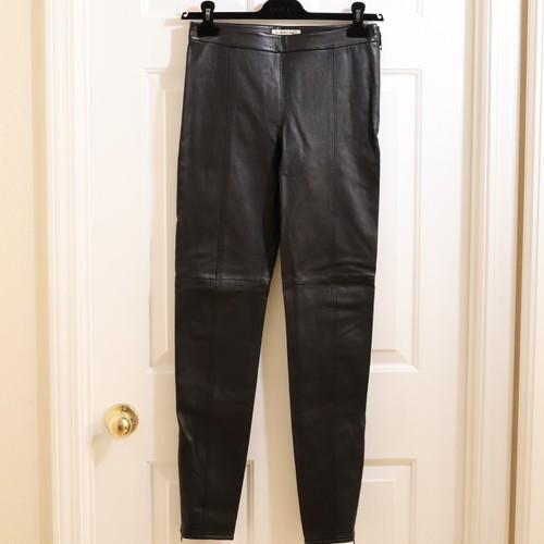 Burberry black lambskin