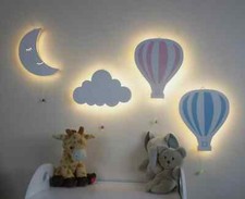 Wooden Night Light Kids Wall