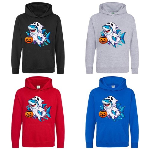 Shark ghost kids halloween - ghost,