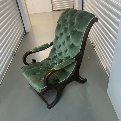 Vintage chesterfield green - chesterfield,