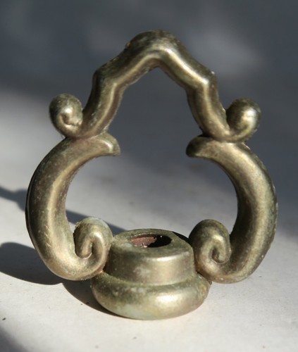Cast gilt brass plated metal - cast,