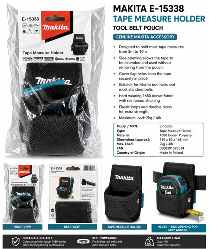 Makita 15338 tape measure - makita, e-15338