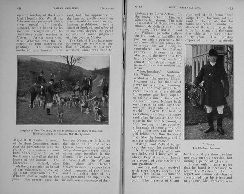 Old antique print 1911 hunting - old,