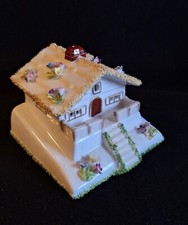 Vintage Rare Coalport Fine Bone China Swiss Cottage House