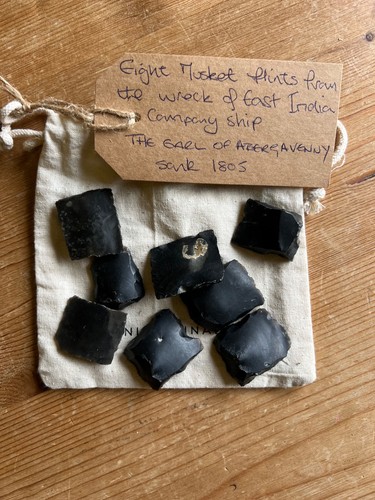 Antique musket flints from the - musket,