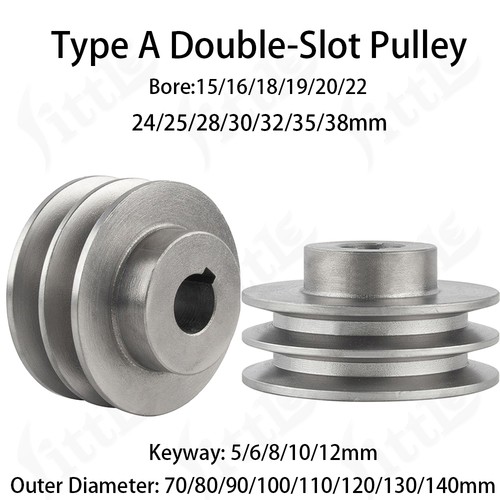 Cast iron groove double - cast,