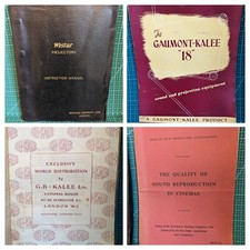 Westrex Western Electric Gaumont Kalee Cinema Film Projector Ephemera