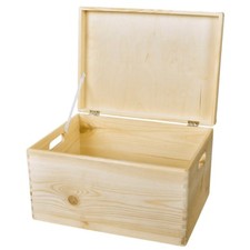 Box Plain Wooden Craft Storage