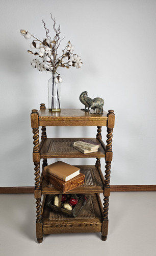 Antique oak barley twist - antique,
