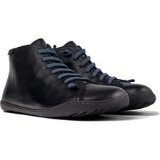 Camper Peu Cami Boots 36411 Mens Black Leather Chukka Desert Boots Size 8-12