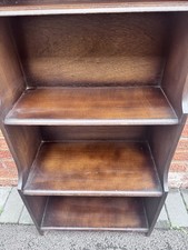 Edwardian Slim waterfall  wooden  Open Bookcase