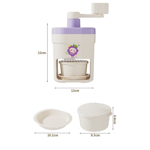 Detachable manual ice - ice, shaver