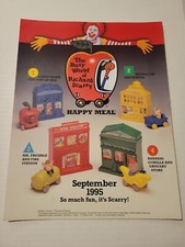 1995 McDonalds Happy Meal Toy Sell Sheet Busy World Of Richard Scarry (I)