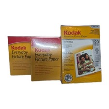 Kodak Everyday x 2 and Premium x 1 Photo Paper Packs - Sealed New