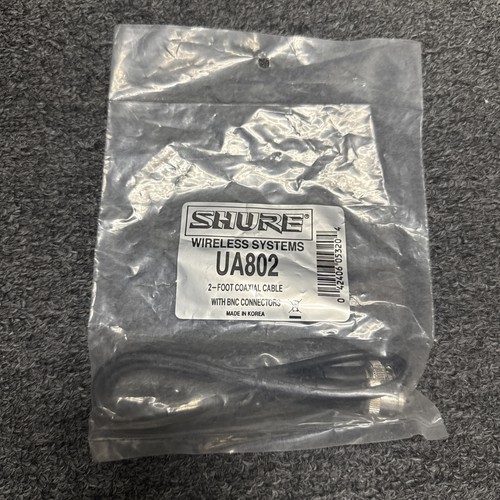 Shure ua802 coaxial cable - shure,