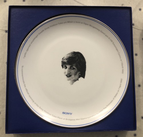 Princess diana porcelain plate - porcelain,