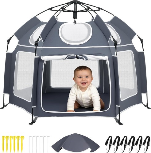 Homgen foldable pop - foldable, playpen