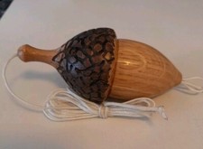  Oak Acorn turned wooden LIGHT