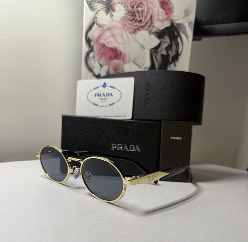 Stylish prada gold sunglasses - prada,