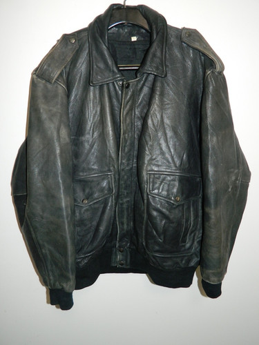 Vintage leather black - leather, 2