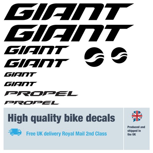 Giant propel bike decals - giant,