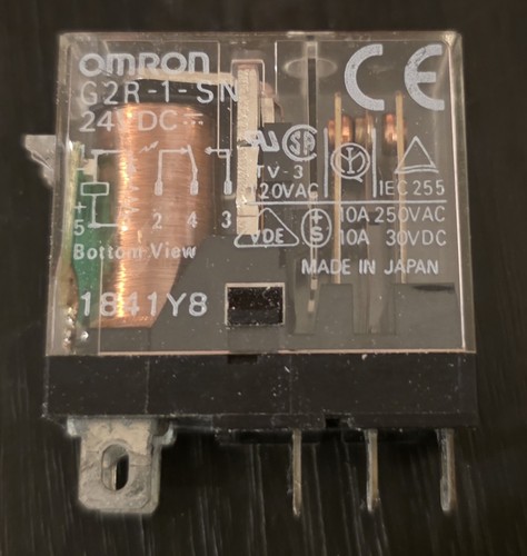 Omron relay g2r 24vdc - omron, g2r-1-sn