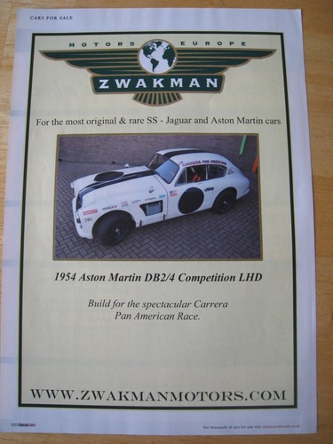 Zwakman motors 1954 aston - zwakman,