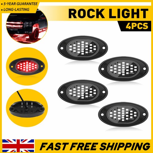 Pods red 24led under car - 24led,