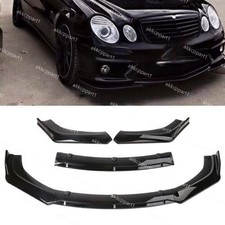 For Benz V-Class W447 Gloss Black Front Bumper Body Kit Spoiler Lip Splitter AK