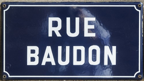 Old vintage blue - , enamel