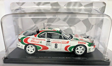 VOITURE RALLYE WRC TOYOTA CELICA TURBO ST 185 AURIOL SAN REMO 1994 1/24  SALVAT