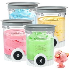 4 Pack Creami Tubs for Ninja