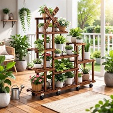 Premium Wooden Plant Stand